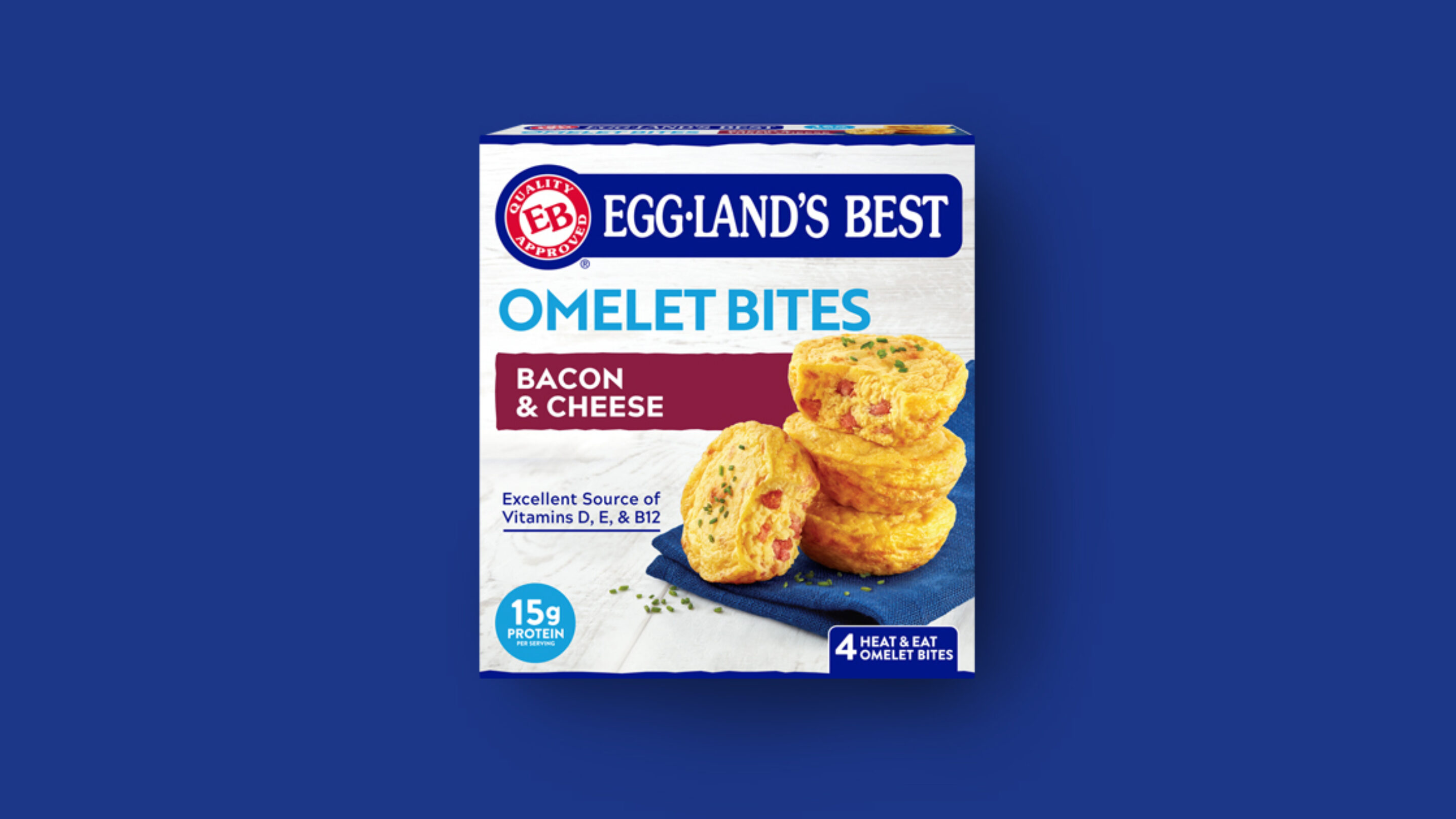 Bacon & Three Cheese Omelet Bites Eggland's Best