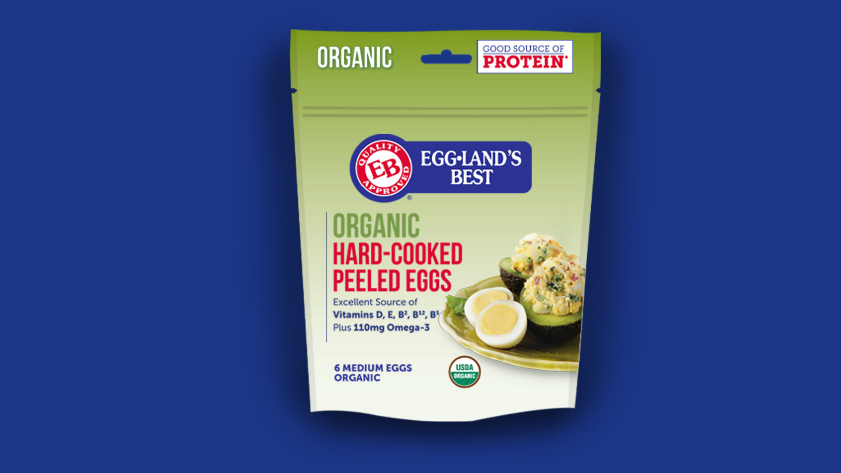Organic Hard Cooked Peeled Eggs Eggland's Best Eggs Eggland's Best