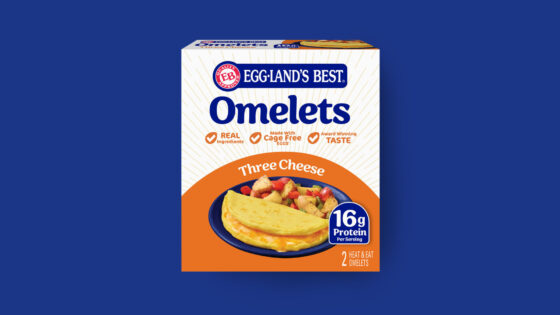 Three Cheese Frozen Omelets