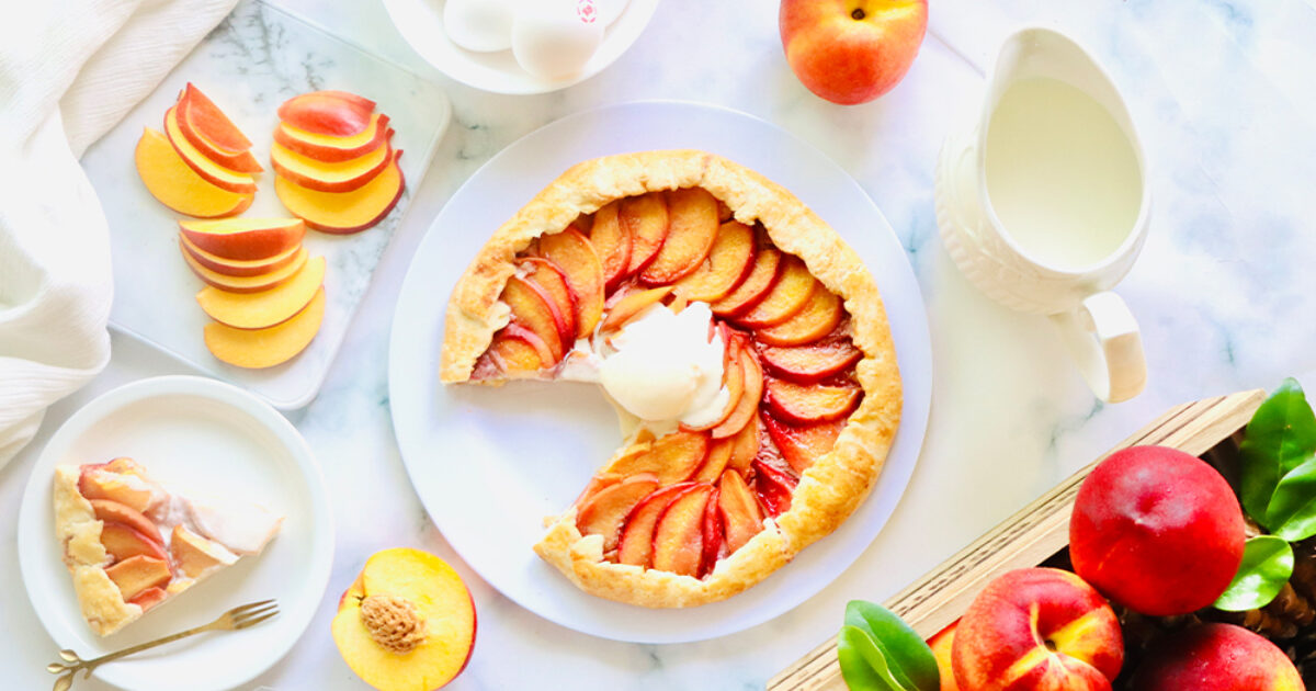 Peach Galette Recipe | Eggland's Best