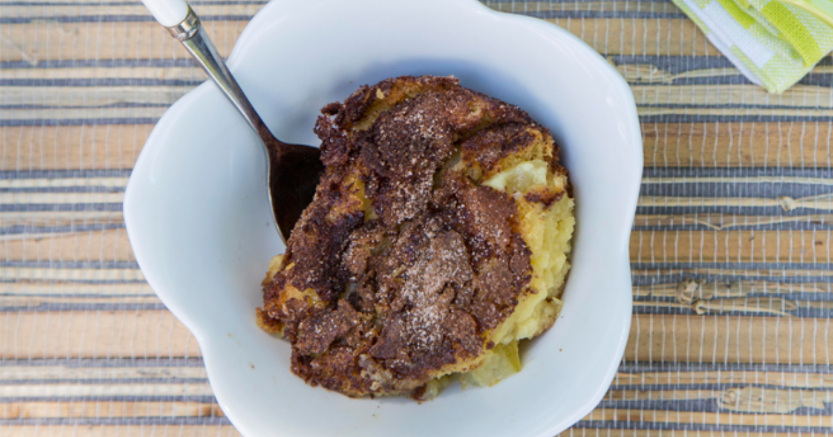 Apple Vanilla Bread Pudding Recipe | Eggland's Best