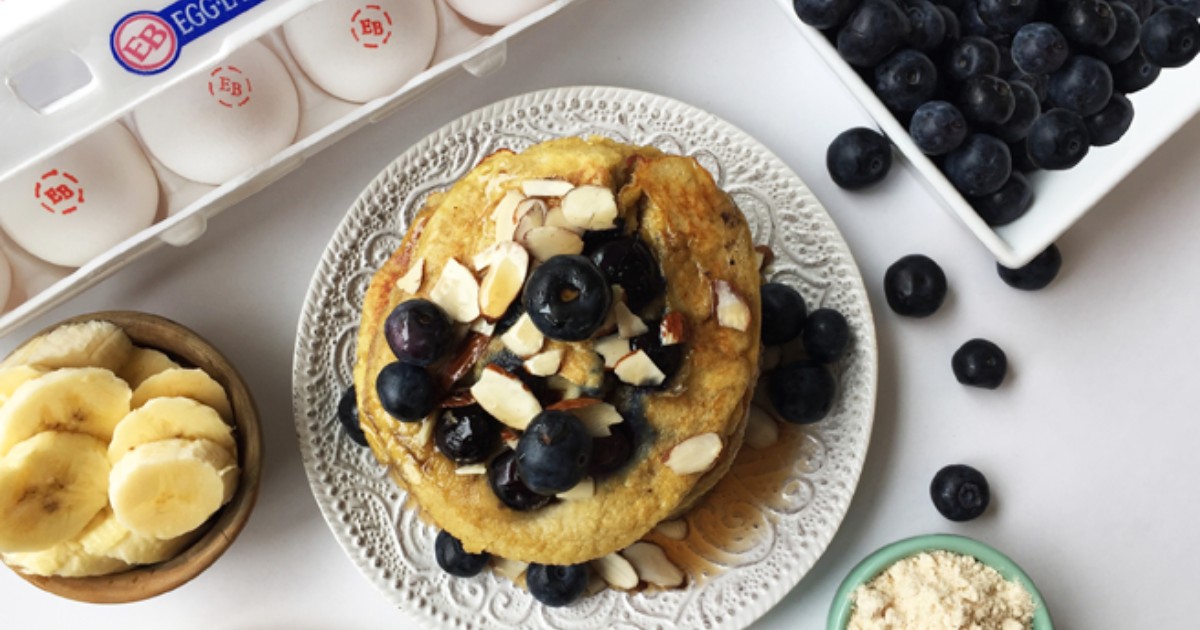Brain Power Egg & Blueberry Pancakes Recipe | Eggland's Best