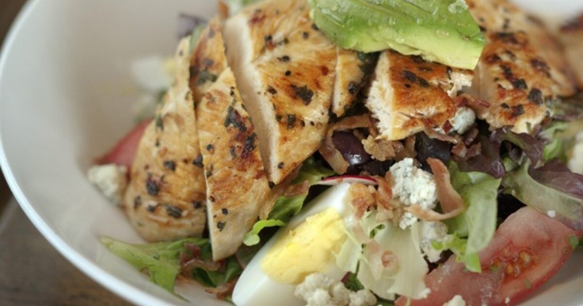 Cobb Salad with Dijon Vinaigrette Dressing Recipe | Eggland's Best