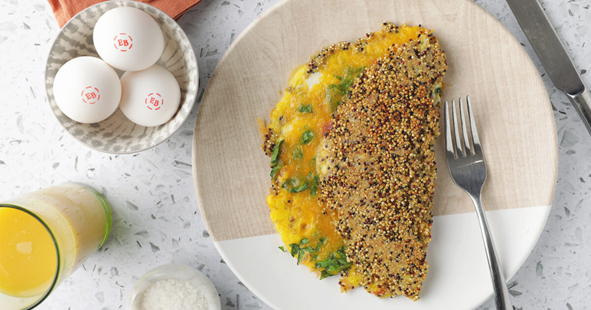 Crispy Quinoa Omelet Recipe | Eggland's Best