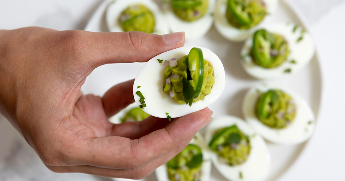 Guacamole Deviled Eggs Recipe | Eggland's Best