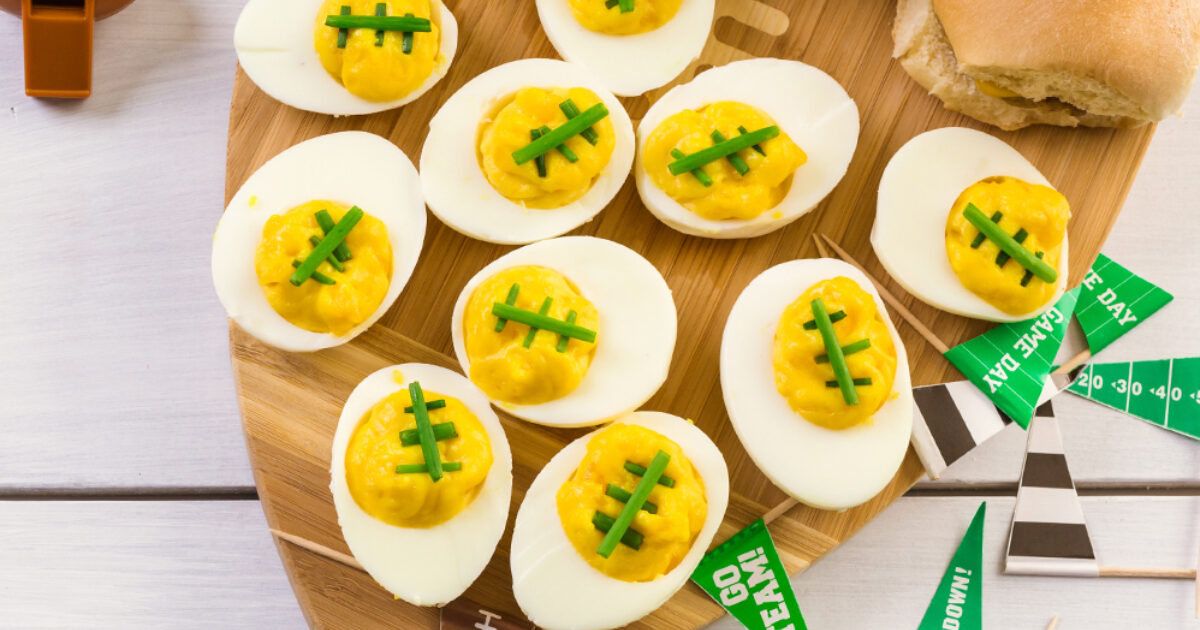 Football Deviled Eggs Recipe | Eggland's Best