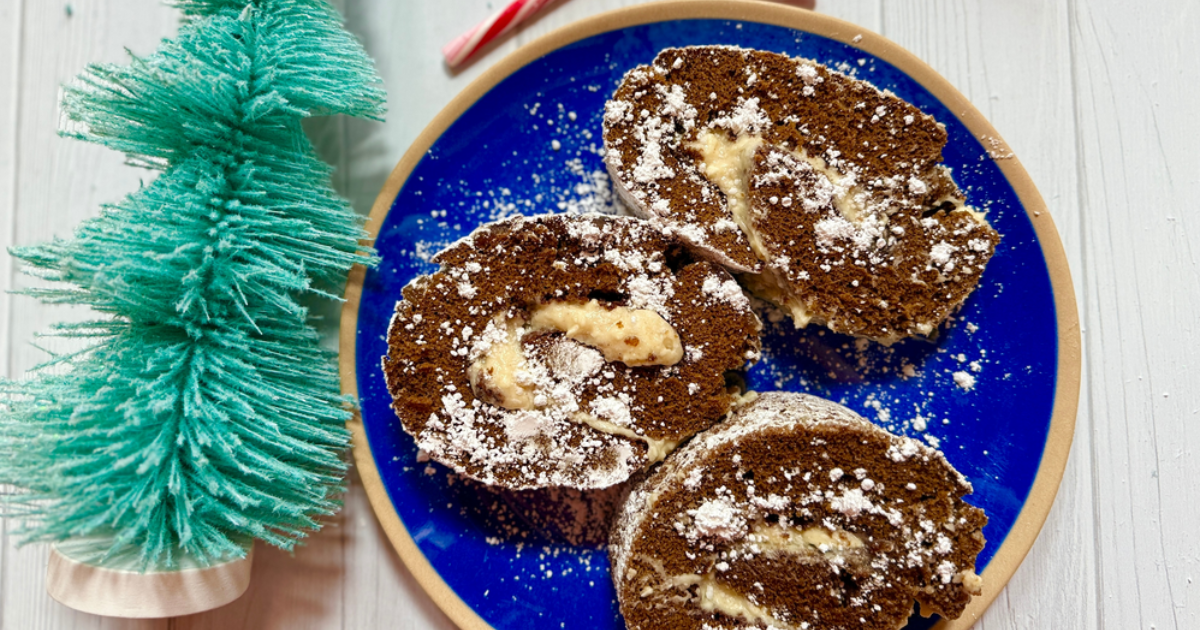 Gingerbread Swiss Cake Roll Recipe | Eggland's Best