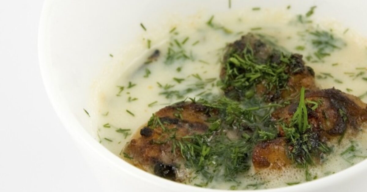 Grilled Shrimp &amp; Asparagus Avgolemono Recipe | Eggland's Best