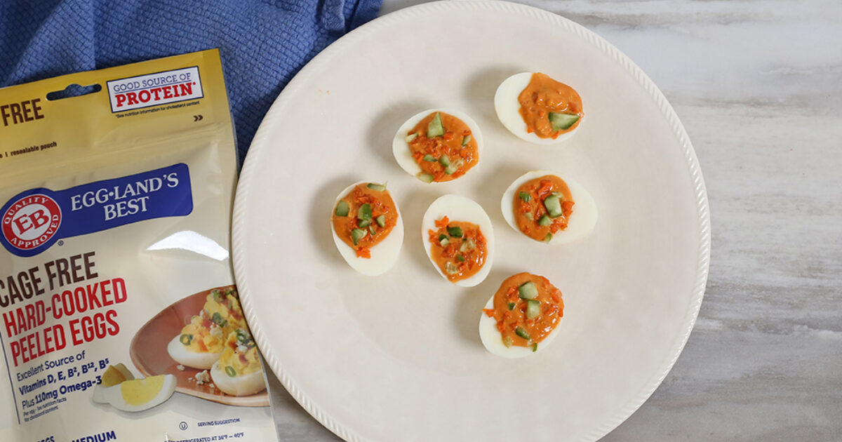 Korean Bibimbap Deviled Eggs Recipe | Eggland's Best