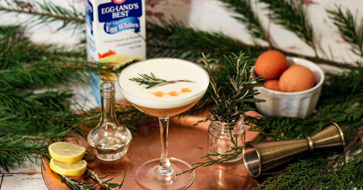 Rosemary Whiskey Sour Recipe | Eggland's Best