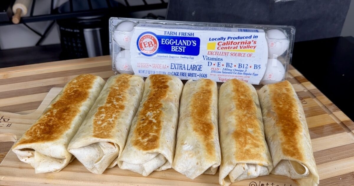 Easy Meal Prep Breakfast Burritos Recipe | Eggland's Best