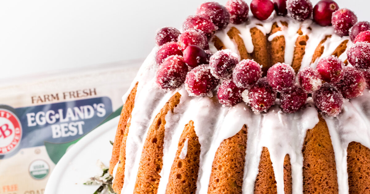 Cranberry Almond Bundt Cake Recipe | Eggland's Best