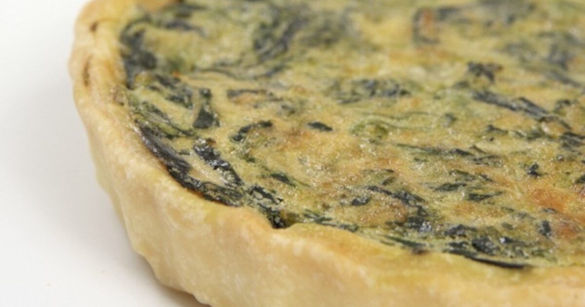 Spinach Quiche with Turkey Bacon & Goat Cheese Recipe | Eggland's Best