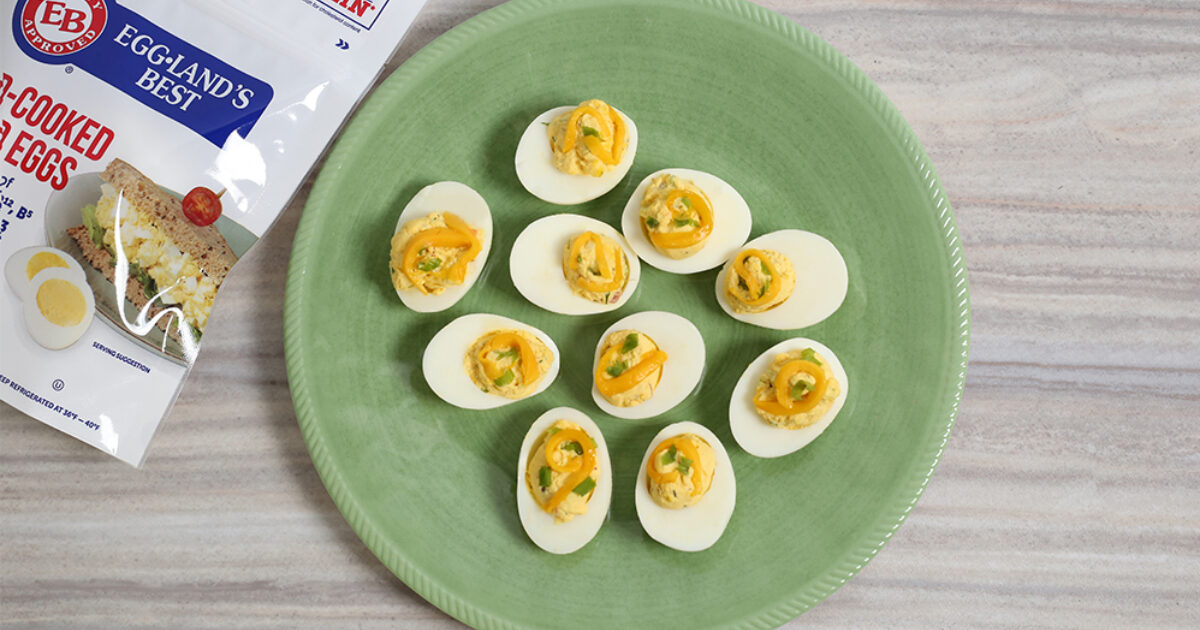 Veggie Mango Deviled Eggs Recipe | Eggland's Best