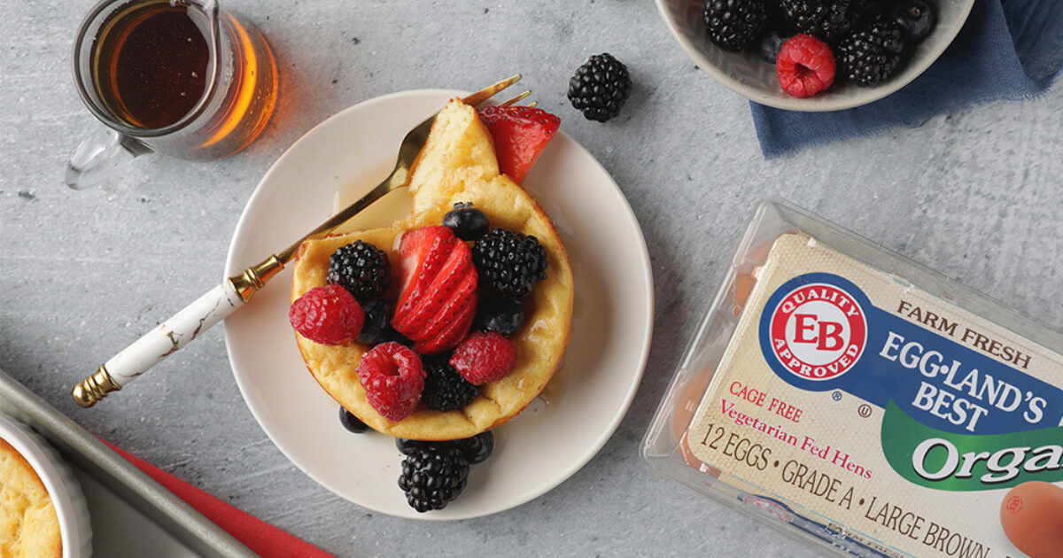 3-Ingredient Cottage Cheesecake with Berries Recipe | Eggland's Best