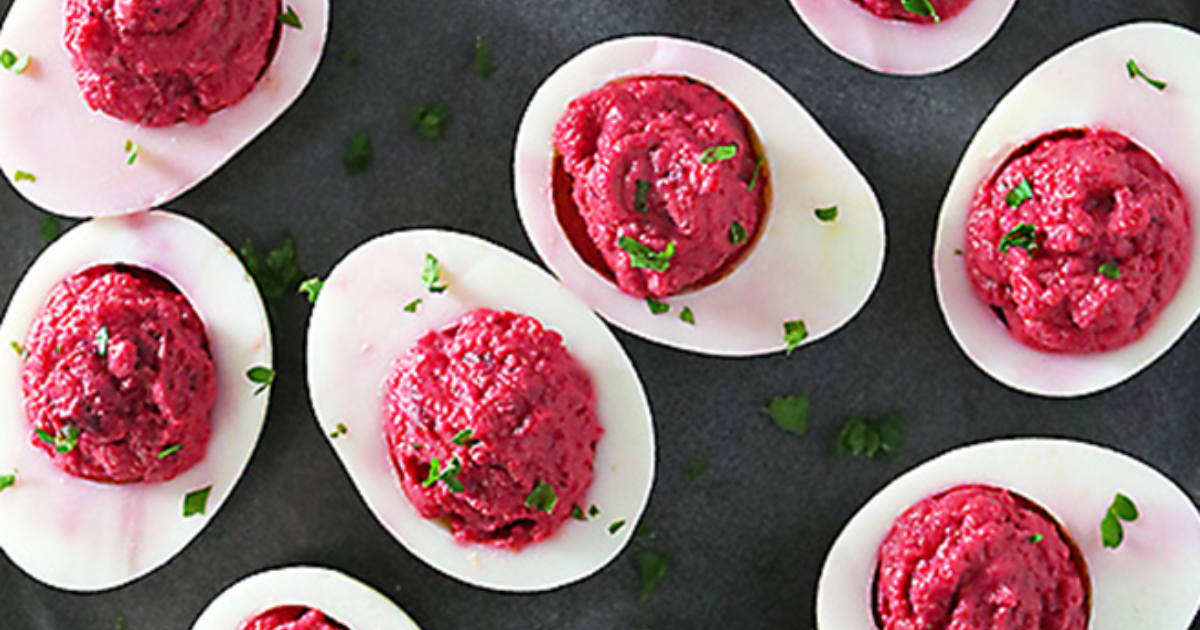 Beet Deviled Eggs Recipe | Eggland's Best