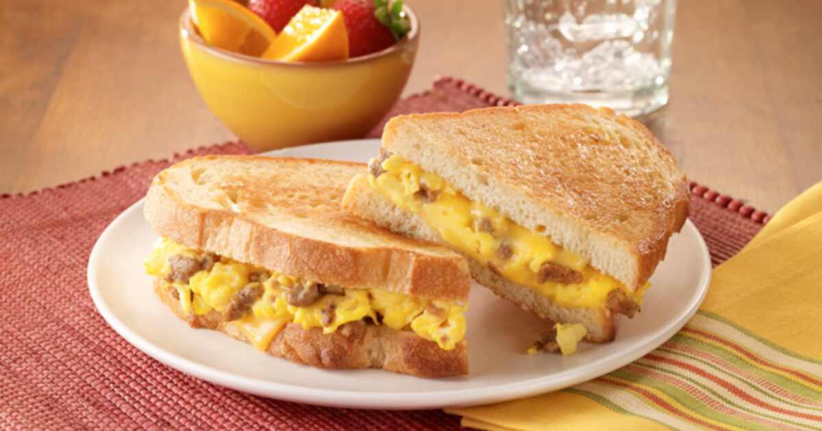 "Brinner" Grilled Cheese Recipe | Eggland's Best