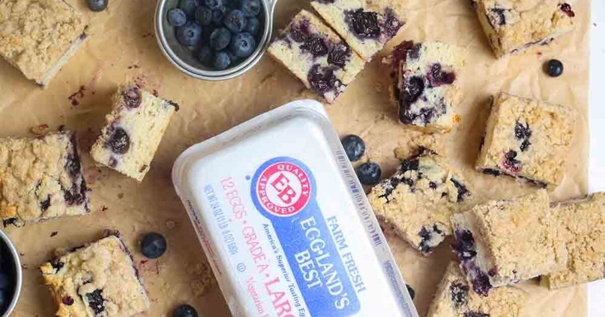 Blueberry Coffee Cake Recipe | Eggland's Best