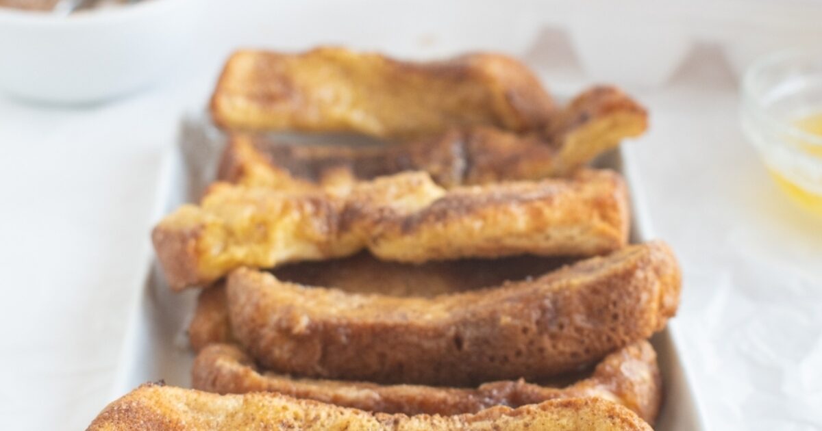 Brioche Bread Churro French Toast Sticks Recipe | Eggland's Best