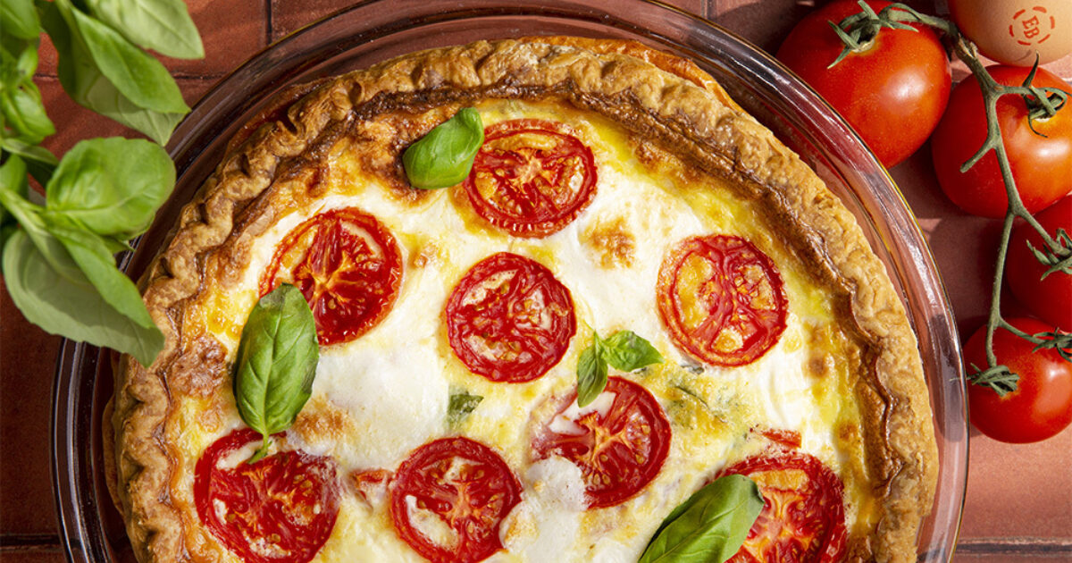 Caprese Quiche Recipe | Eggland's Best