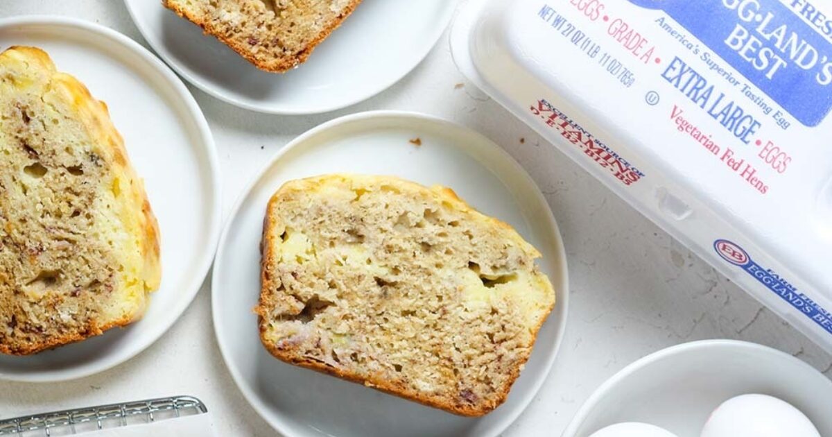 Cream Cheese Swirl Banana Bread Recipe | Eggland's Best
