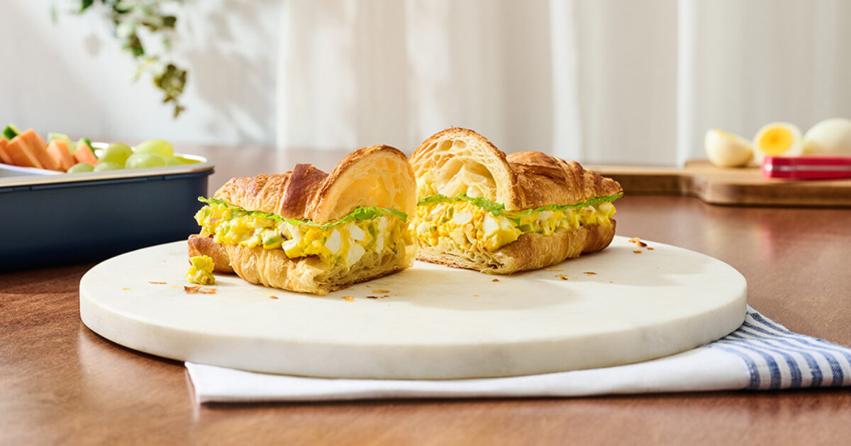 Egg Salad Croissant Sandwich Recipe | Eggland's Best