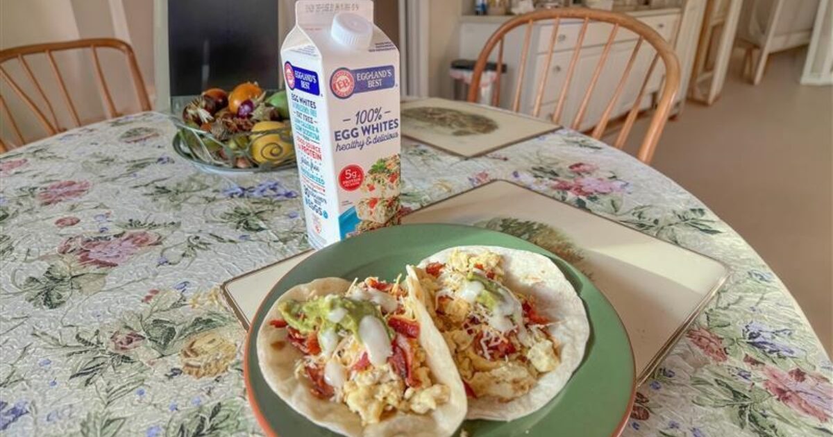 Savory Egg White Breakfast Tacos Recipe | Eggland's Best