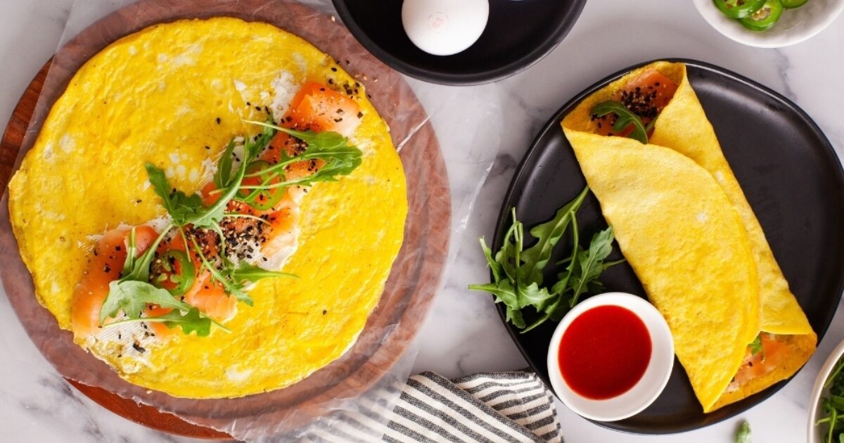 Egg Wraps With Smoked Salmon Recipe | Eggland's Best