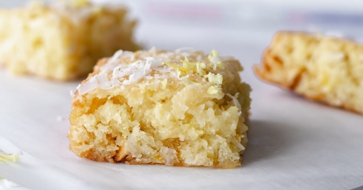 Lemon Coconut Blondies Recipe | Eggland's Best