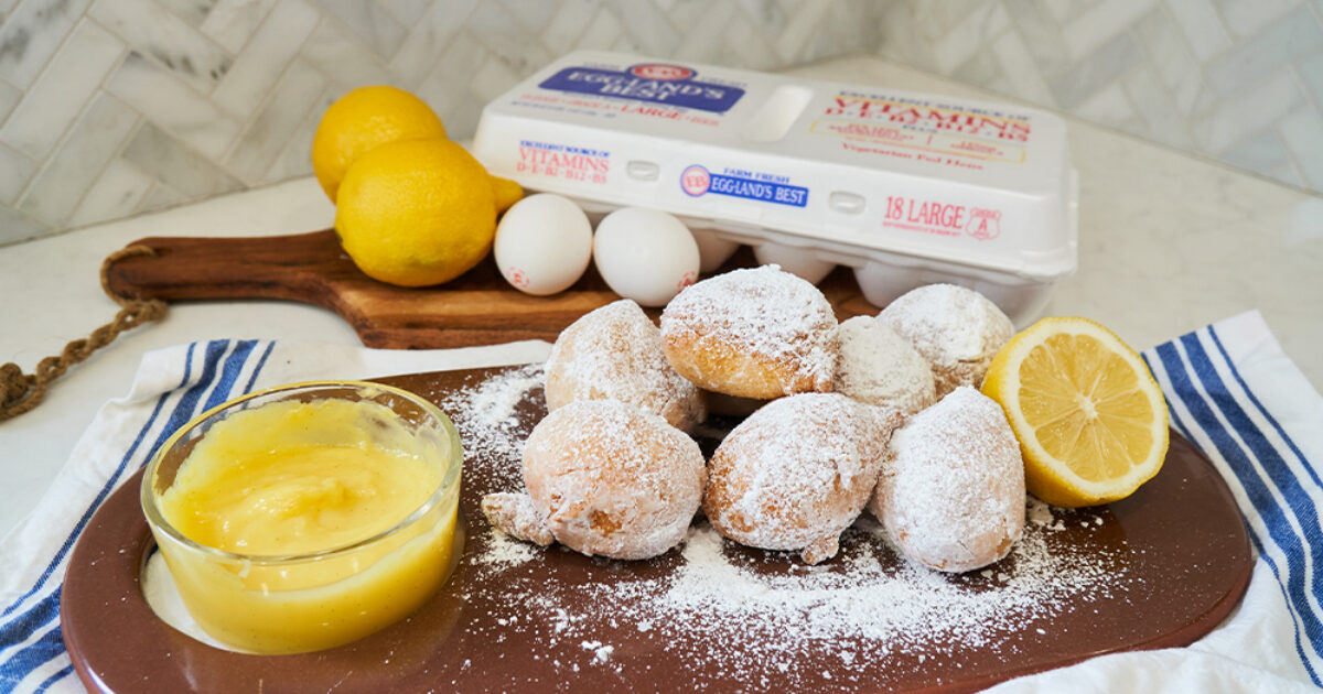 Lemon Ricotta Zeppoles Recipe | Eggland's Best