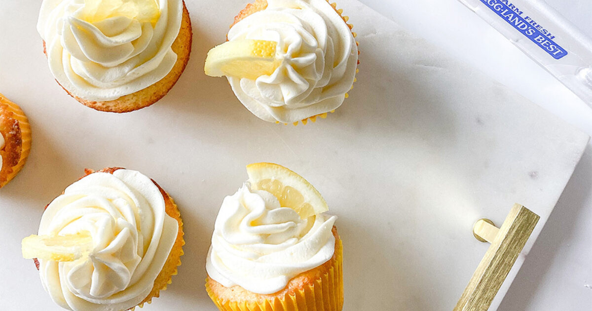 Lemon Cupcakes with Lemon Buttercream Recipe | Eggland's Best