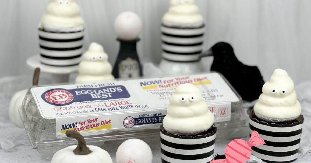 Spooky Red Velvet Cupcakes Recipe | Eggland's Best