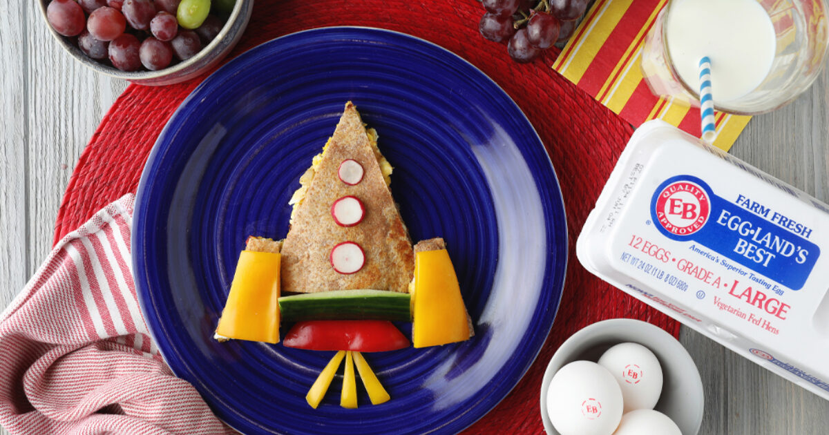 Rocketship Egg Quesadilla Recipe | Eggland's Best