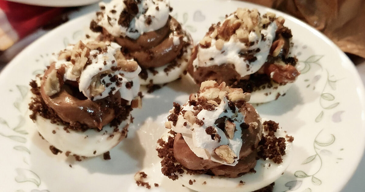 Hazelnut Mousse Deviled Eggs Recipe | Eggland's Best