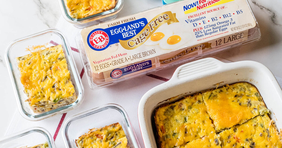 Turkey Sausage, Veggie and Cheddar Breakfast… | Eggland's Best