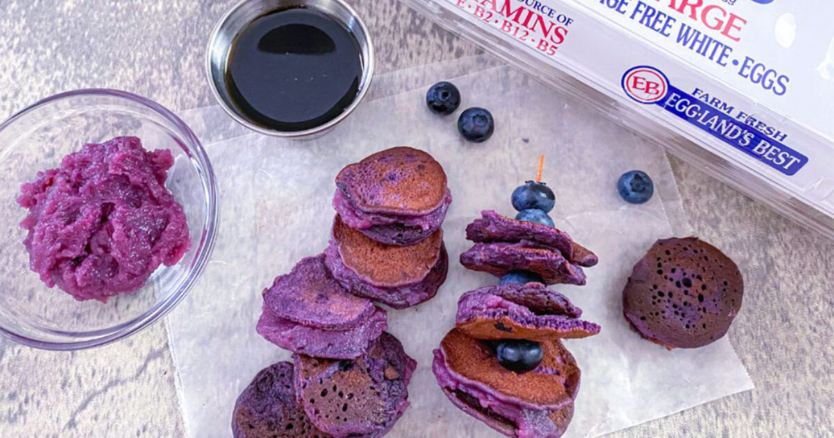 Ube Pancake Coins Recipe | Eggland's Best