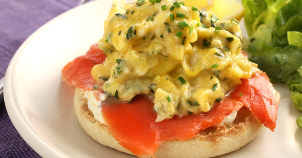 Smoked Salmon and Egg Sandwich Eggland's Best