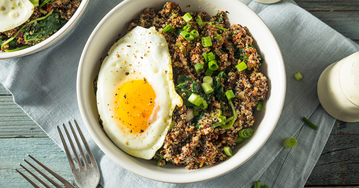 Southwestern Quinoa and Egg Breakfast Bowl Eggland's Best