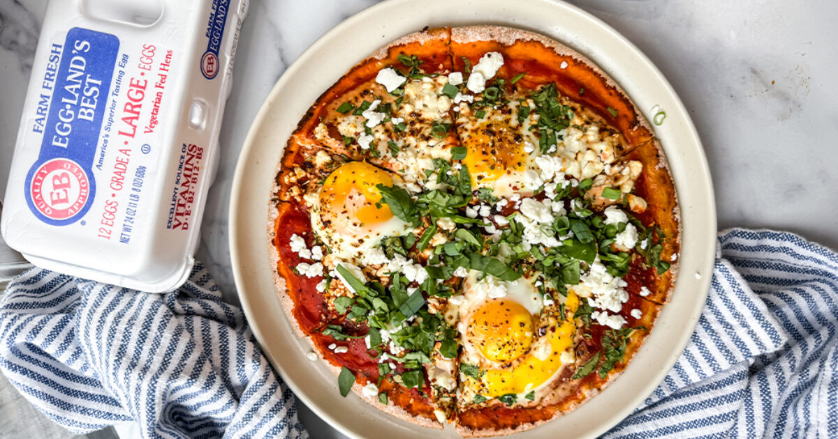 GlutenFree Breakfast Shakshuka Pizza Eggland's Best