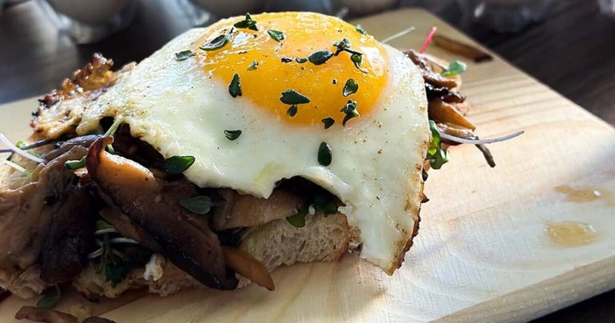 Mushroom Toast Eggland's Best