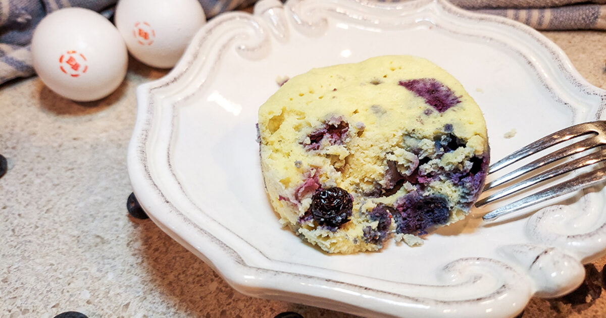 Blueberry Keto Mug Cake Eggland's Best