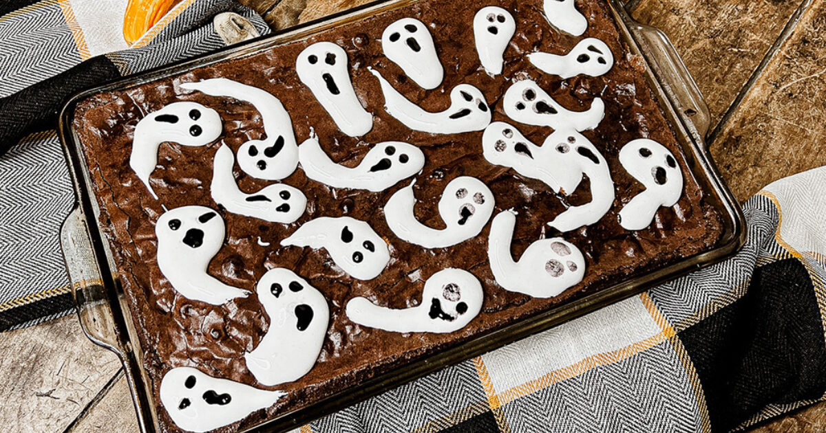Marshmallow Ghost Fudge Brownies Eggland's Best