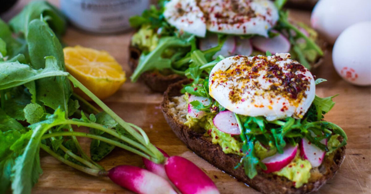 Zaatar Dusted Poached Eggs with Avocado Toast Eggland's Best