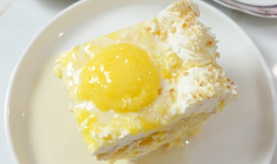 Coconut Lemon Curd Milk Cake