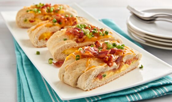 Bacon, Egg and Cheese Braid