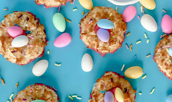 Coconut Macaroon Bird Nests