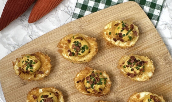 Crispy Fried Deviled Eggs