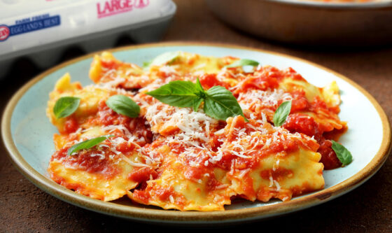 Egg Yolk Ricotta Ravioli