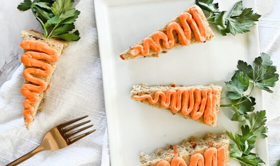 Mini Carrot Cake Slices