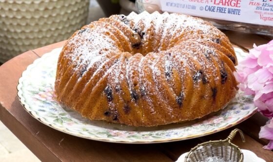 Lemon Blueberry Bundt Cake